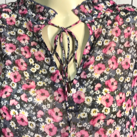 NWT Plus Size EVRI Tiered Chiffon 2 piece dress - Picture 7 of 13